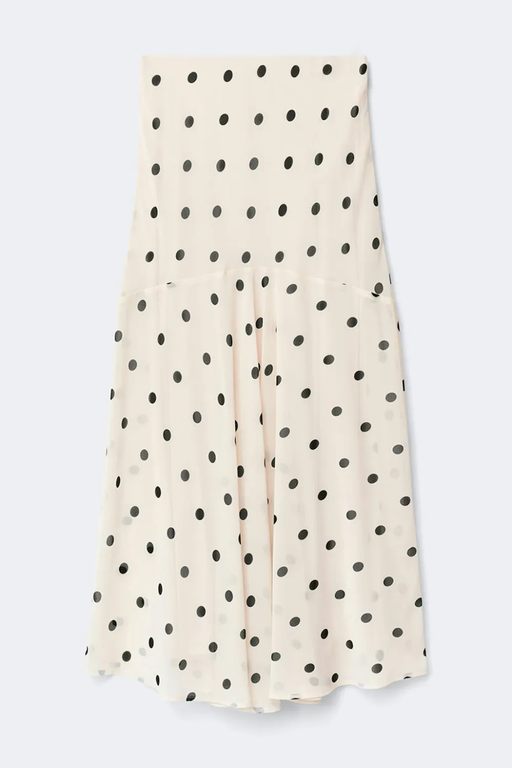 Gina Tricot Chiffon kirt Hvit Clearance