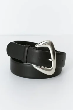 Gina Tricot Chunky buckel belt Svart Outlet
