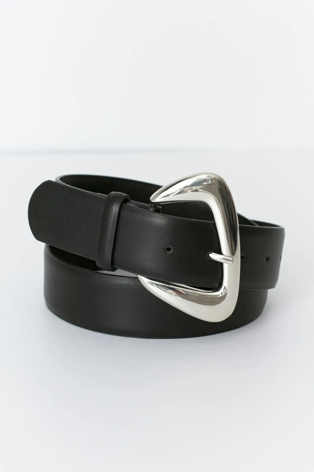 Gina Tricot Chunky buckel belt Svart Outlet