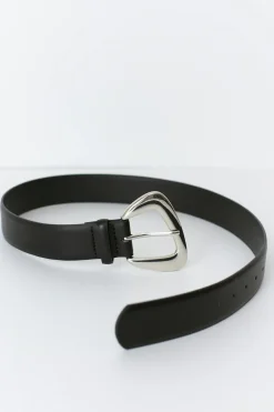 Gina Tricot Chunky buckel belt Svart Outlet