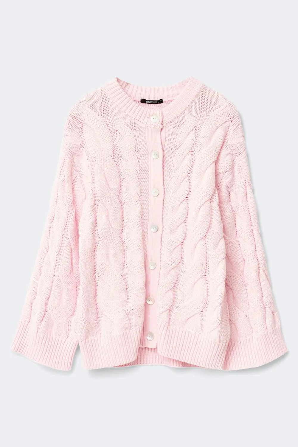 Gina Tricot Chunky knitted cabe cardigan Rosa Sale