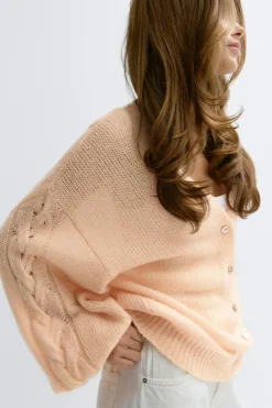Gina Tricot Chunky knitted cardigan Oransje