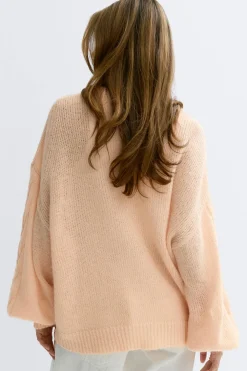 Gina Tricot Chunky knitted cardigan Oransje