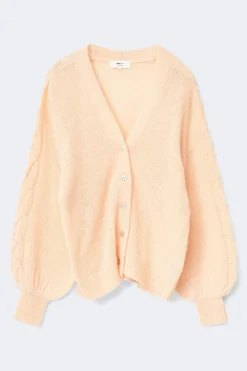 Gina Tricot Chunky knitted cardigan Oransje