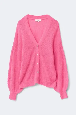 Gina Tricot Chunky knitted cardigan Rosa Outlet