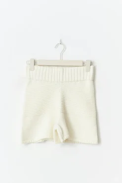 Gina Tricot Chunky knitted hort Hvit Hot