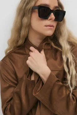 Gina Tricot chunky sunglasses Brun Discount