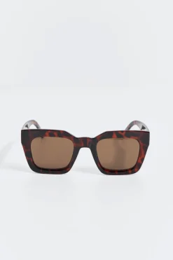 Gina Tricot chunky sunglasses Brun Discount