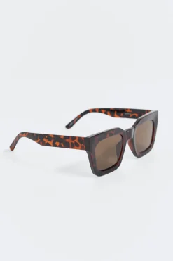 Gina Tricot chunky sunglasses Brun Discount