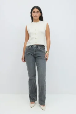 Gina Tricot Classic boot jeans Grå Hot