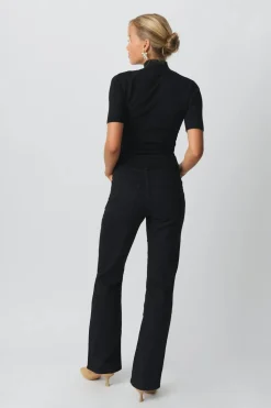 Gina Tricot Classic boot jeans Svart Outlet