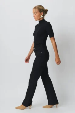 Gina Tricot Classic boot jeans Svart Outlet