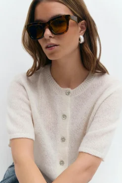 Gina Tricot classic chunky sunglasses Brun New
