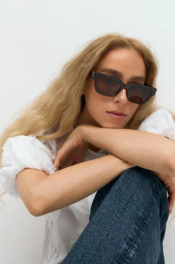 Gina Tricot classic sunglasses Beige Best