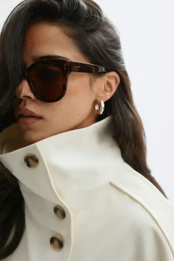 Gina Tricot Classic sunglasses Beige Sale