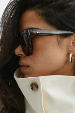 Gina Tricot Classic sunglasses Beige Sale