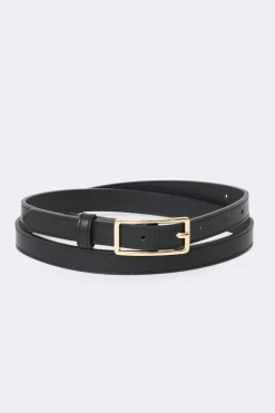 Gina Tricot Clean rectangular belt Svart Online