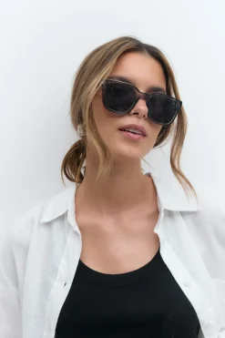 Gina Tricot Clear sunglasses Svart New