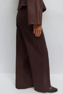 Gina Tricot Coated jeans Rød Clearance