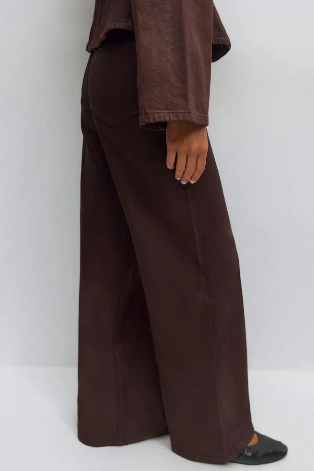 Gina Tricot Coated jeans Rød Clearance