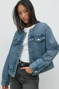 Gina Tricot Coare deni jacket Blå Best