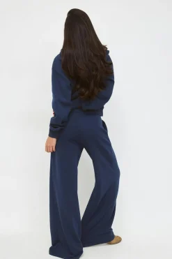 Gina Tricot Cofy ow weatpant Blå Outlet