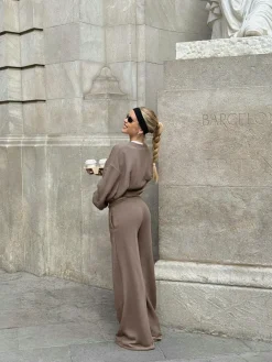 Gina Tricot Cofy ow weatpant Beige Hot
