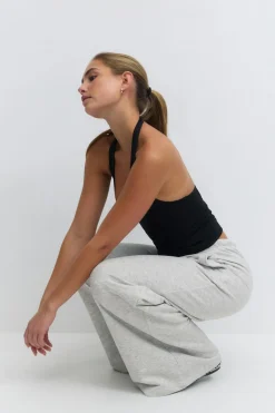 Gina Tricot Cofy ow weatpant Grå