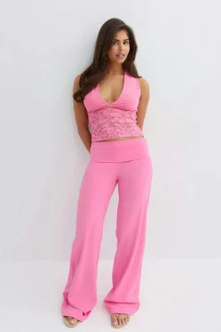 Gina Tricot 14+ cora baggy yoga pant Rosa Sale