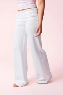 Gina Tricot 14+ cora baggy yoga pant Hvit Outlet
