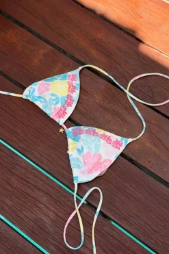 Gina Tricot 14+ cora triange bikini top Blå Discount