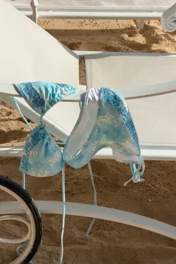 Gina Tricot 14+ cora triange bikini top Blå Sale