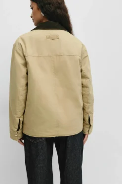 Gina Tricot Corduroy coar jacket Beige