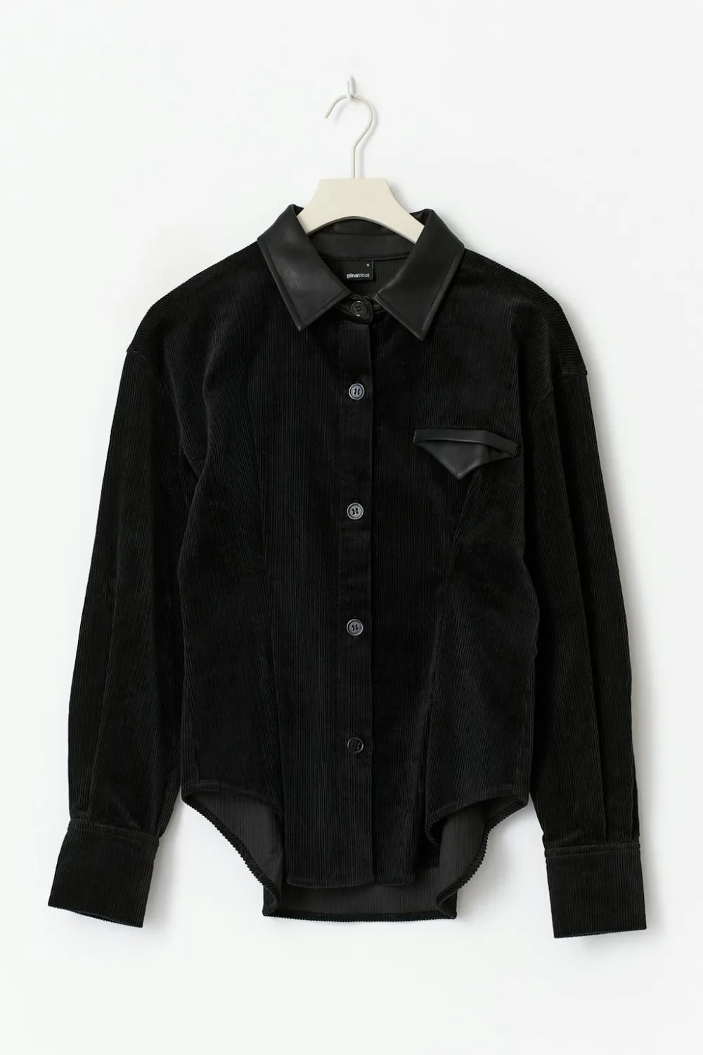 Gina Tricot Corduroy hirt Svart