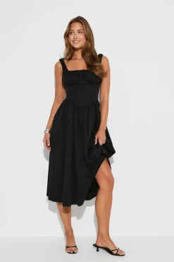 Gina Tricot Corset dress Svart Hot