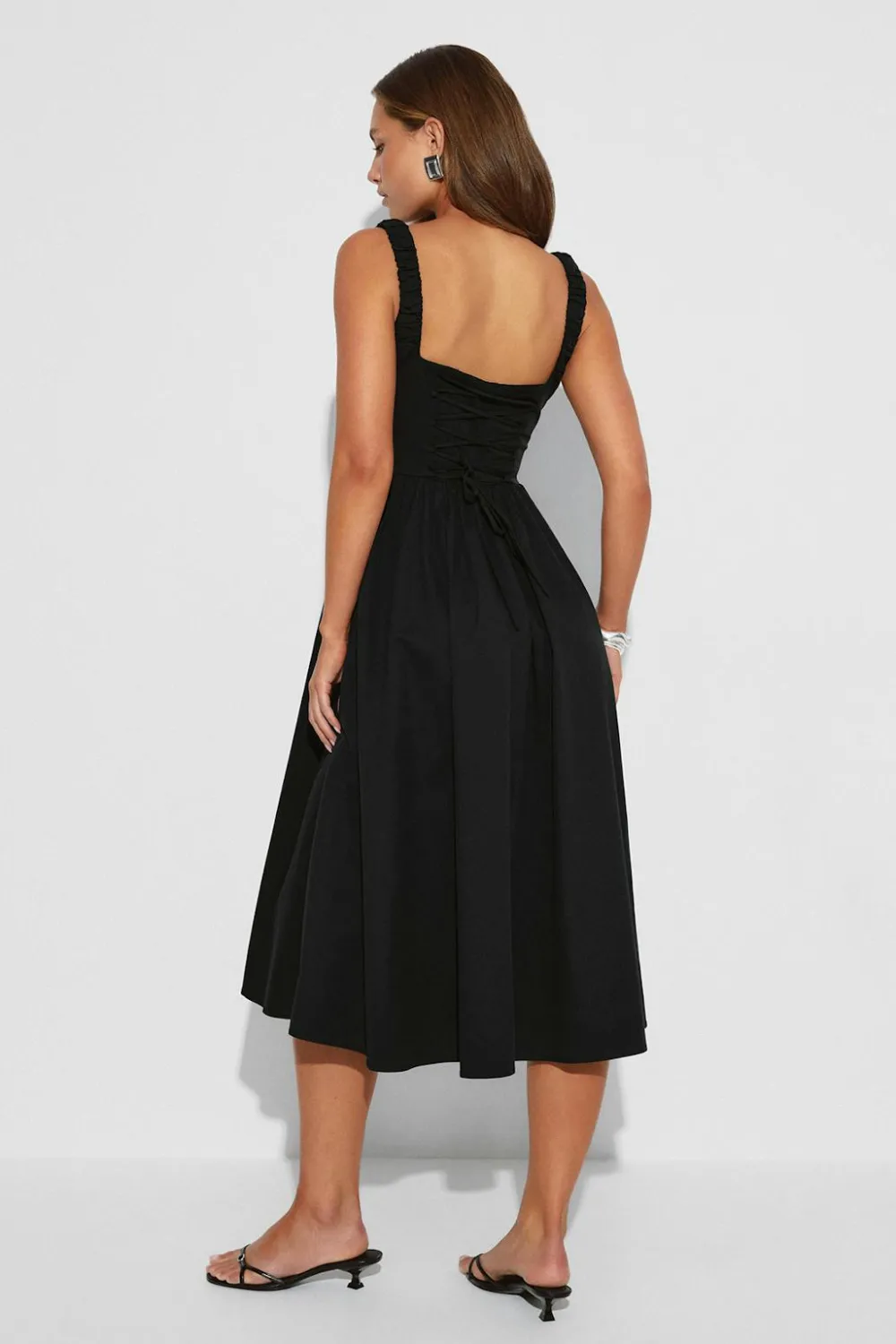 Gina Tricot Corset dress Svart Hot