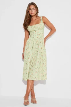 Gina Tricot Corset dress Grønn Best