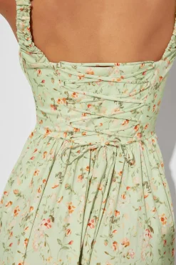 Gina Tricot Corset dress Grønn Best