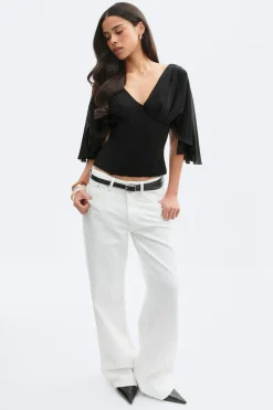 Gina Tricot Coret top Svart Best