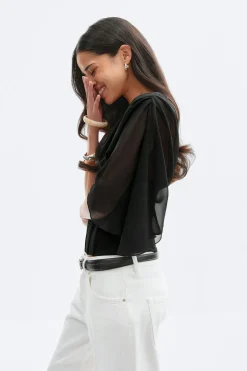 Gina Tricot Coret top Svart Best
