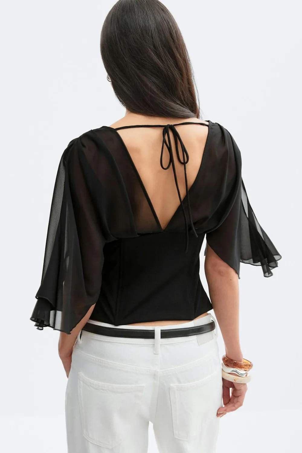 Gina Tricot Coret top Svart Best