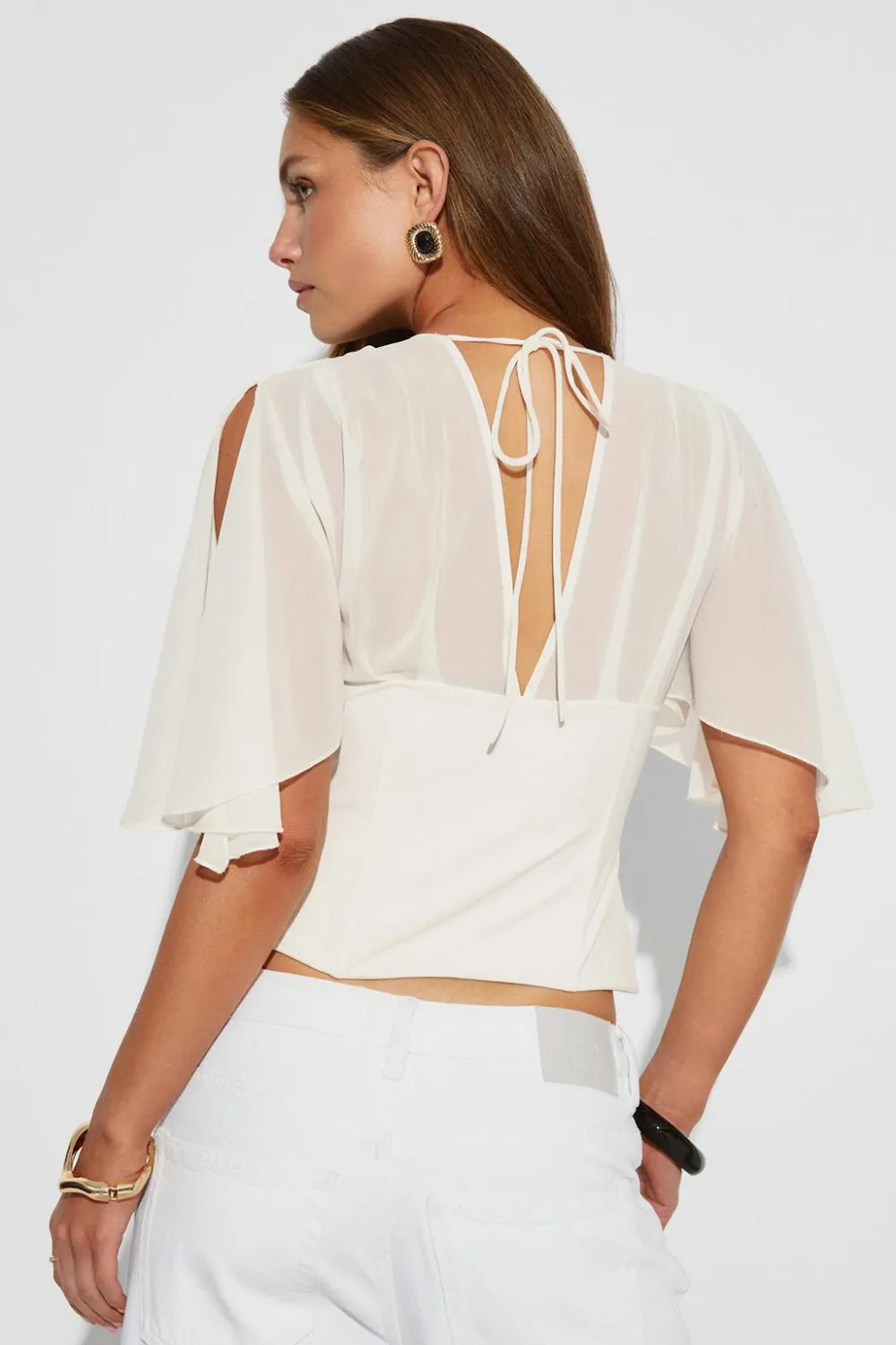 Gina Tricot Coret top Hvit