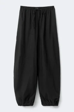 Gina Tricot Cotton baoon trouer Svart Outlet