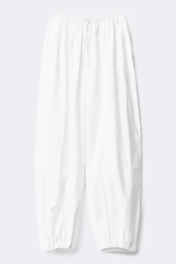 Gina Tricot Cotton baoon trouer Hvit Discount