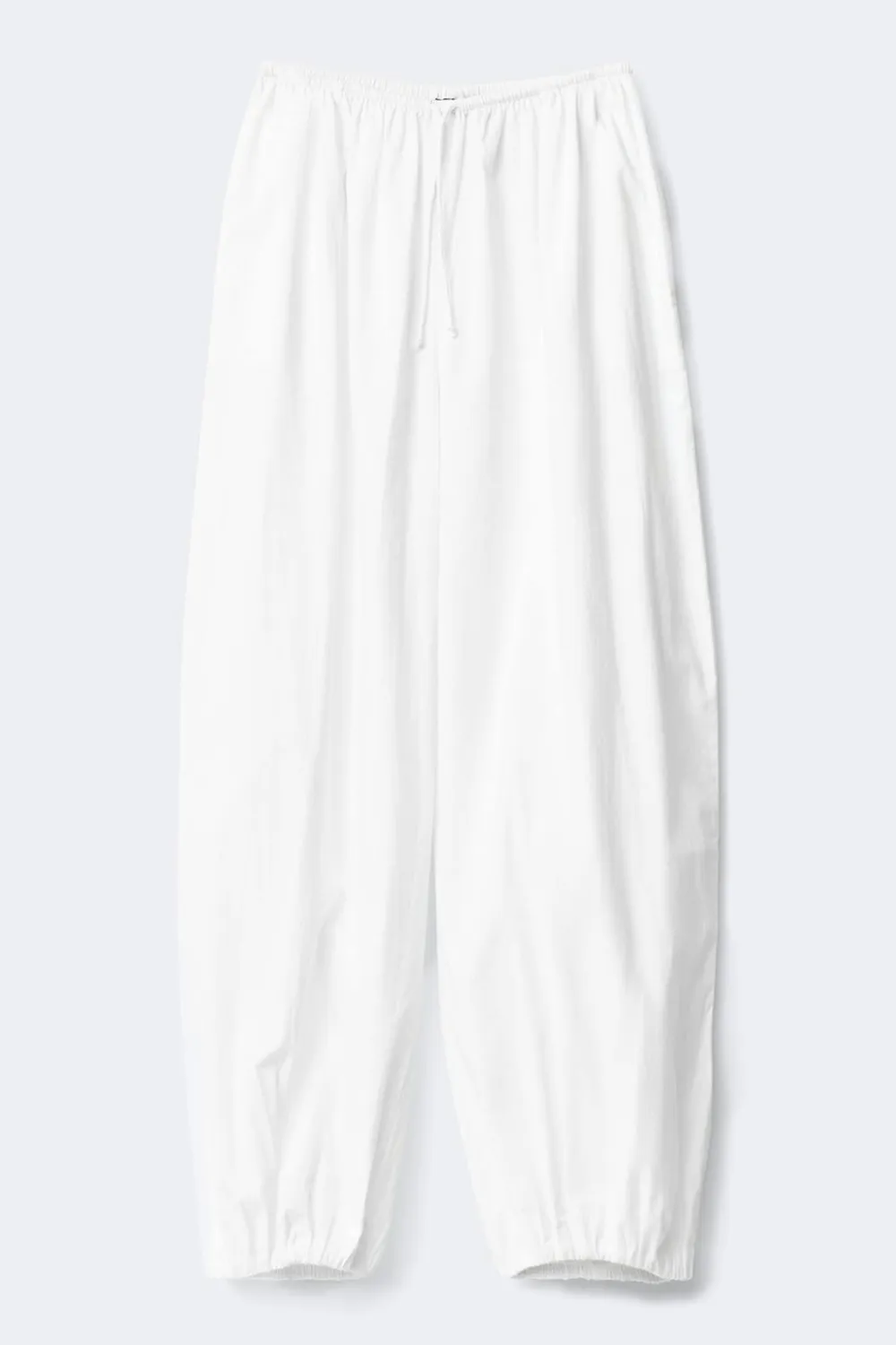 Gina Tricot Cotton baoon trouer Hvit Discount