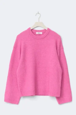 Gina Tricot Crew neck knitted weater Rosa New