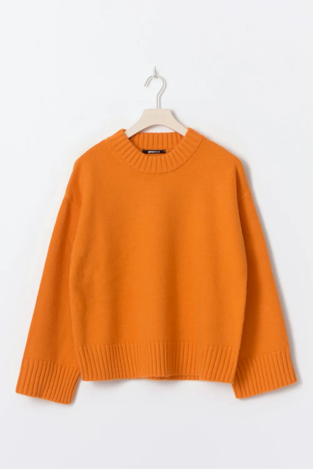 Gina Tricot Crew neck knitted weater Oransje Best