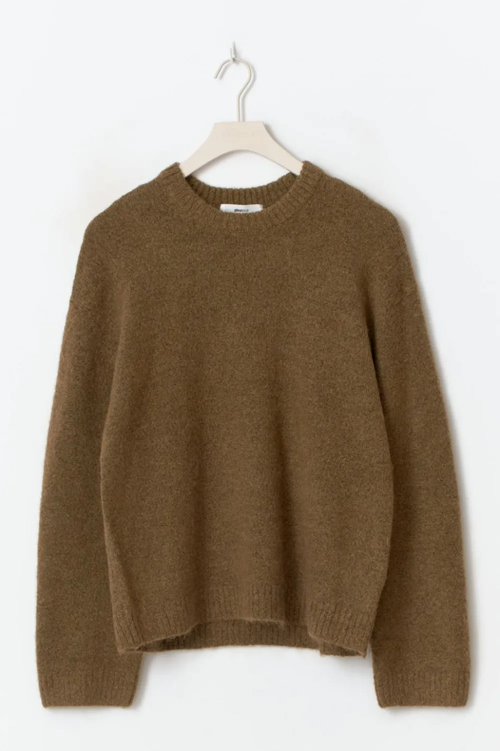 Gina Tricot Crew neck knitted weater Brun Outlet