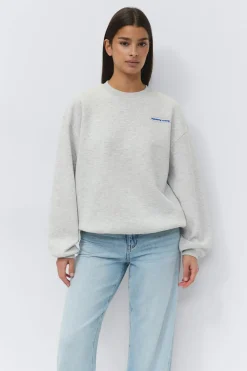 Gina Tricot Crewneck veratie weater Grå Online