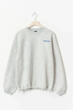 Gina Tricot Crewneck veratie weater Grå Online